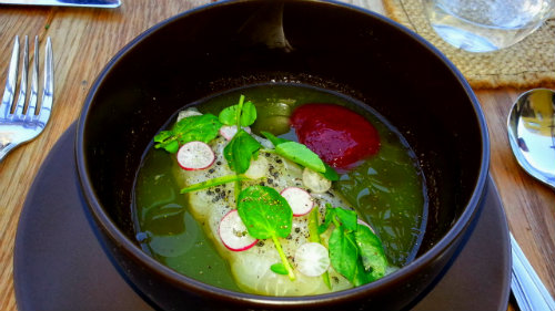 Taco Maria Rockfish Crudo AGUACHILE