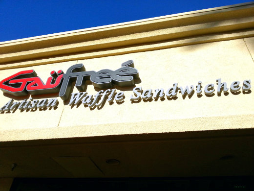 Gaufree is located in the Woodbridge Town Center in Irvine