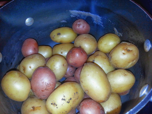 Irish Potato Soup with Kale and Bacon Irish Potato Soup with Kale and Bacon - Cook potatoes until you can smash them with a flat fork