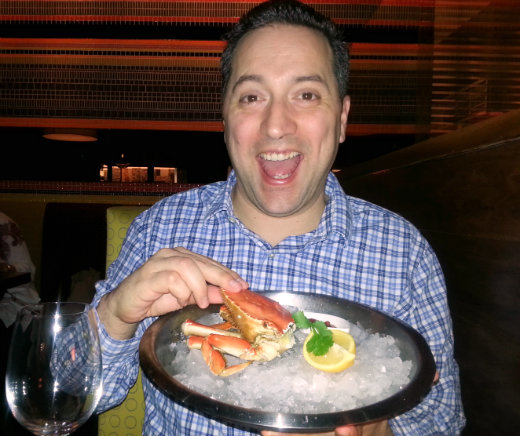 Lark Creek Crab Cocktail - As you can see I got very excited with the Crab Cocktail. I Love Crab!