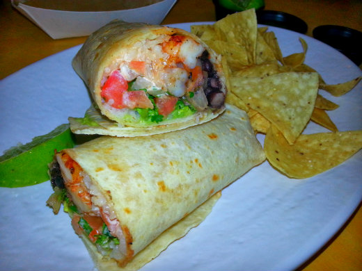 Rubio's Ancho Shrimp Burrito