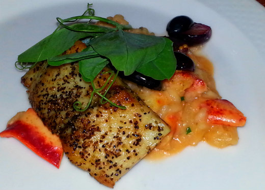 Shades Restaurant Baramundi with Lobster Risotto 2