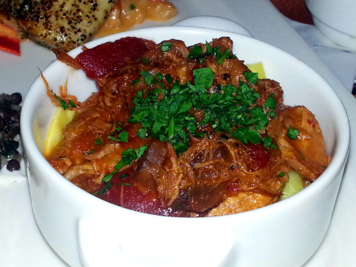 Shades Restaurant Duck Raugot with Papperdelle