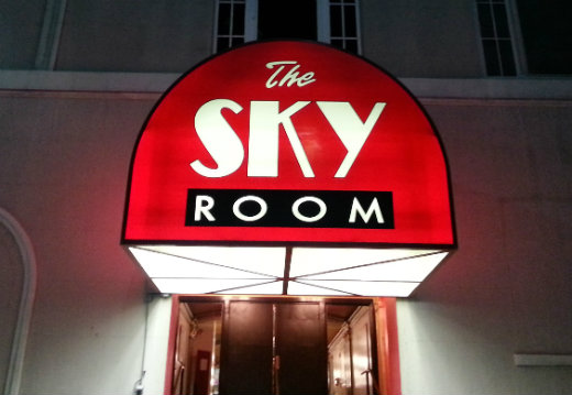 The Sky Room Sign