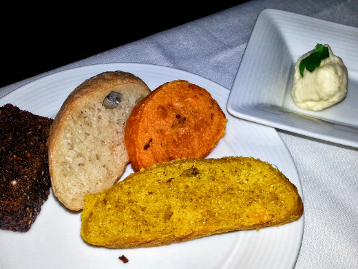 Ways and Means Oyster House  - The bread comes in  four flavors, including Guinness. Good bread is an oracle to the quality of the main course. 