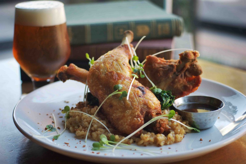 Chapter One Spring Menu - Crispy Skin Fried Chicken