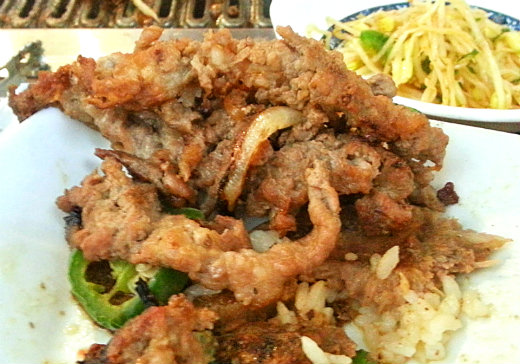 Corea Kalbi Korean BBQ -  brisket cooked