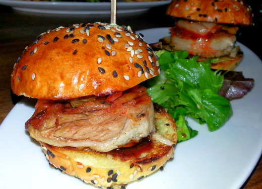 Lark Creek Happy Hour Pork Belly Slider