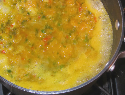 Making and Canning Tangerine Jam - Boil the fruit Making and Canning Tangerine Jam - Boil the fruit