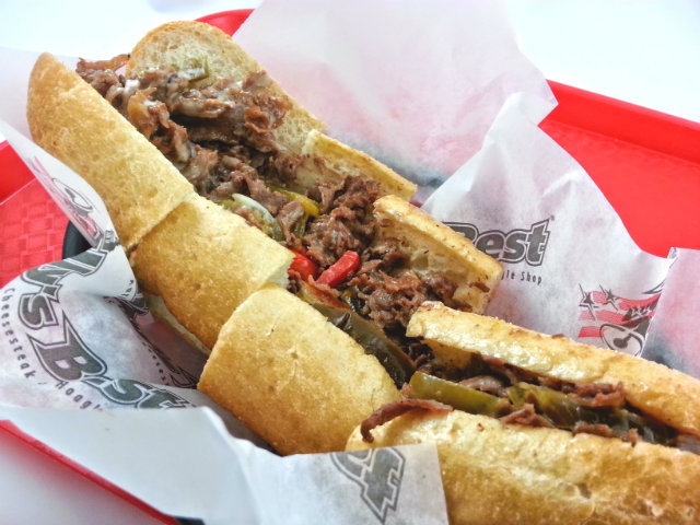 Philly's Best Cheesesteak with Onions and Peppers
