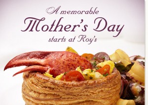 Roy's Mother Day Menu