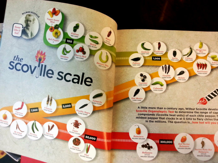 The Great Pepper Cookbook - See where the peppers rank on the Scoville Scale. This was an awesome infographic