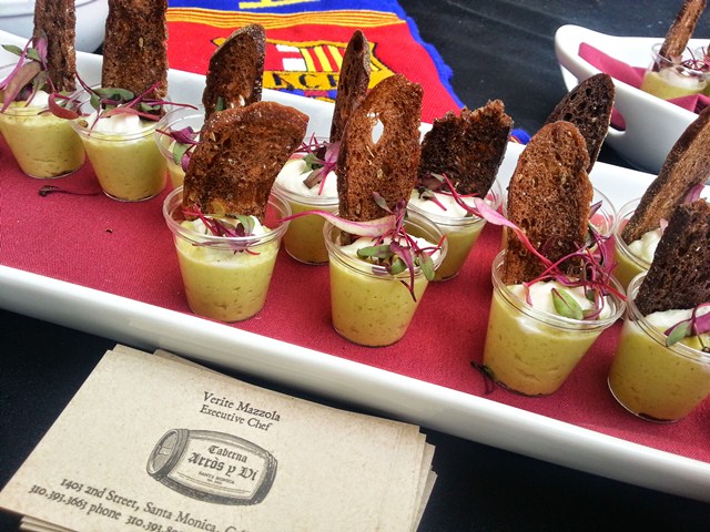 Vintage Bouquet Food and Wine Festival - Taberna Arros Y Vi -  English Pea Puree
