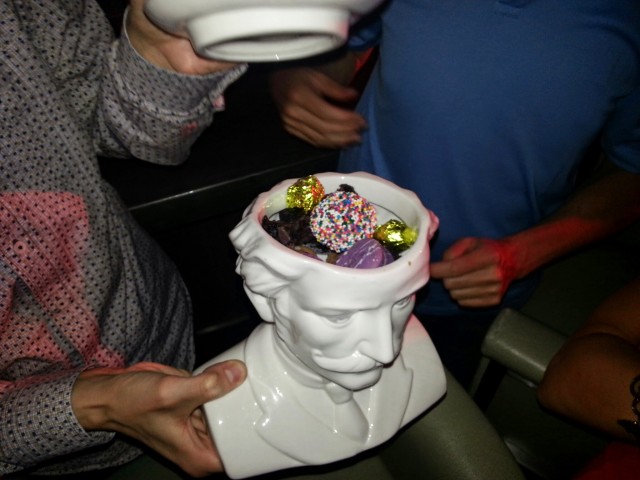 Rose Rabbit Lie Jar of Cookies Dessert