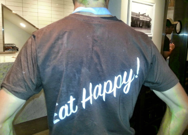 Eat Happy Shirt  at Mendocino Farms