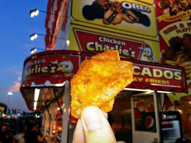 OC Fair 2014 Chicken Charlies Fried Doritos as coasted in a seasoned batter and flash fried OC Fair 2014 Chicken Charlies Fried Doritos as coasted in a seasoned batter and flash fried