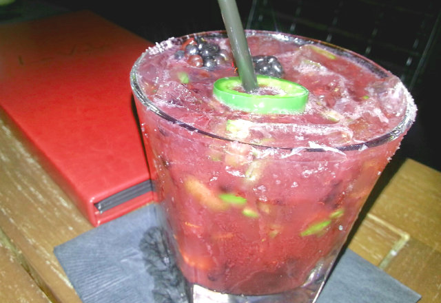 La Vida Cantina Blackberry Jalapeno Margarita