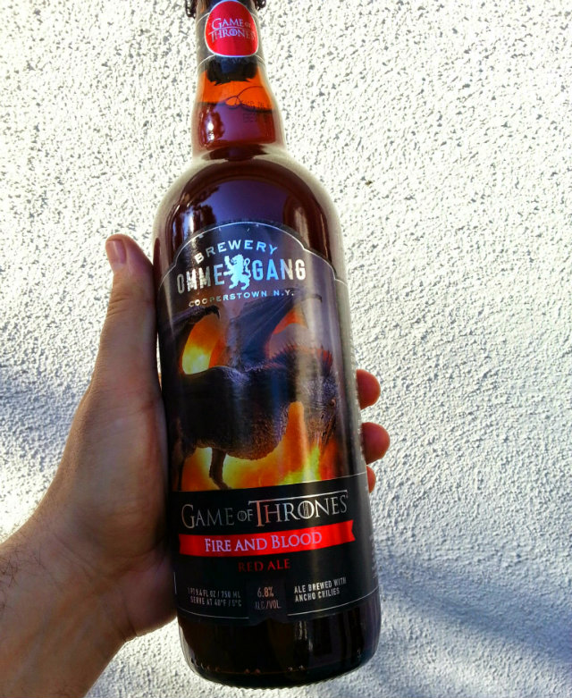 Ommegang Fire and Blood Ale Bottle