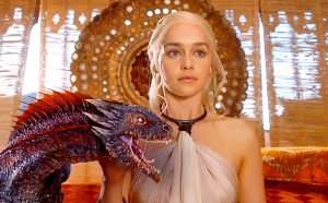 Game of Thrones Daenarys with her Dragon
