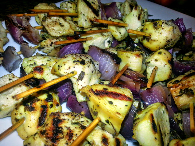 Cooking Techniques and Recipes with Olive Oil Mediterranean - Chicken Kakobs