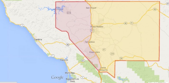 Paso Robles AVA East Side and West Side Paso Robles AVA East Side and West Side