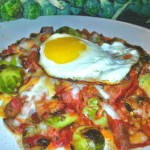 Pizza Sprouts Recipe plate