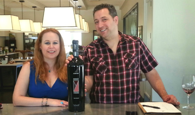 Top 10 Paso Robles Wineries Tom and Daniele at Justin