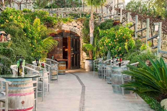 Newport Beach Vineyard and Winery Entrance to Wine Cave