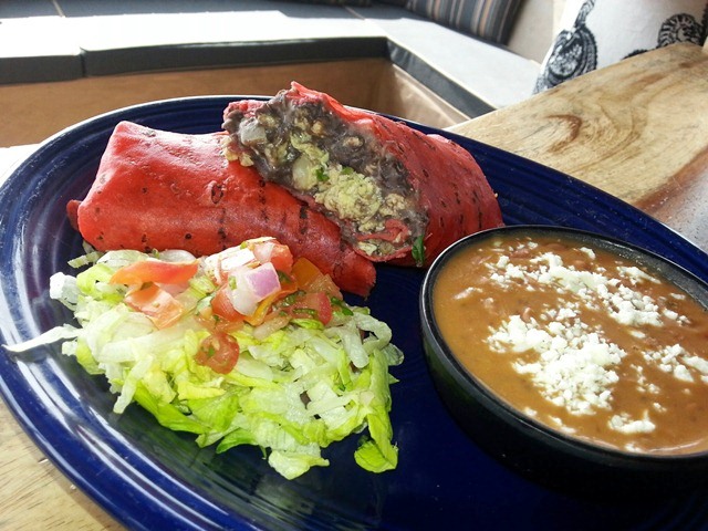 Solita Brunch Breakfast Burrito Cut Open