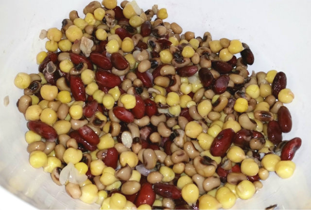 Bean Salad Recipe rinsed beans