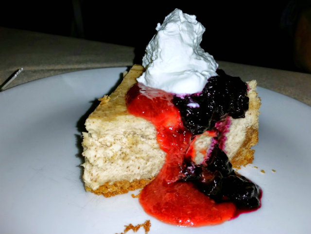 Harlow's PB & J cheesecake