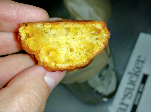 Searsucker Cheese Puffs Open