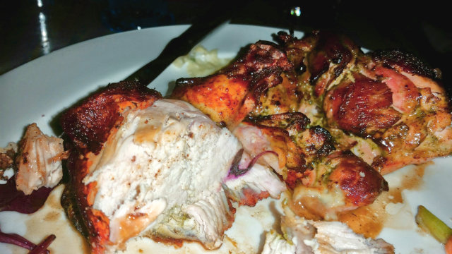 Searsucker Chicken Cut Open