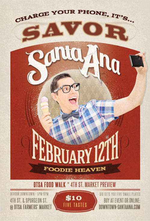 Savor Santa Ana Poster