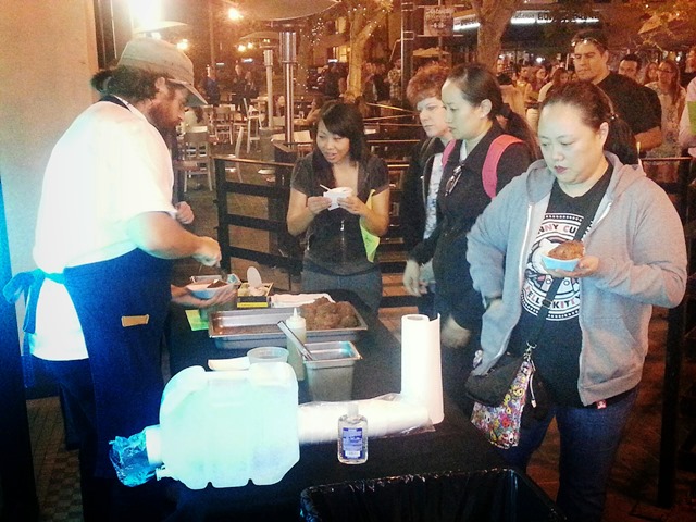 The Playground serving fried chicken