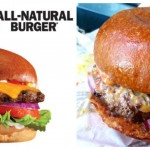 Carl's Jr All Natural Burger Ad versus real life Side by Side