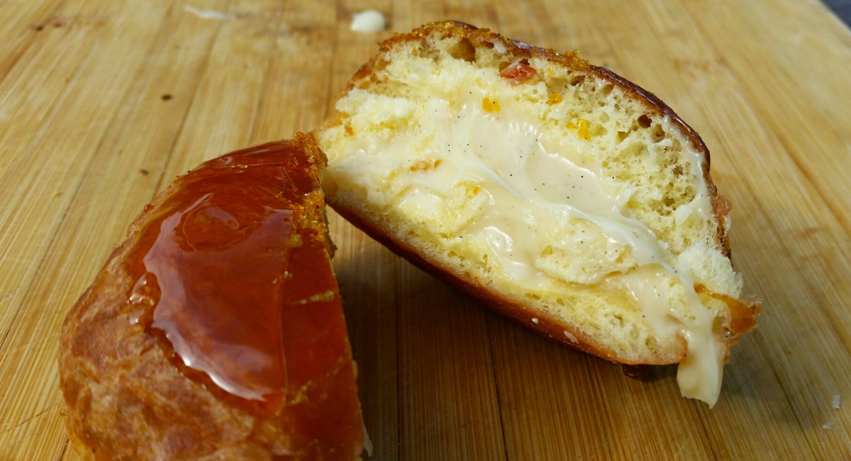 OC Donut Bar - Creme Brulee Cut Open