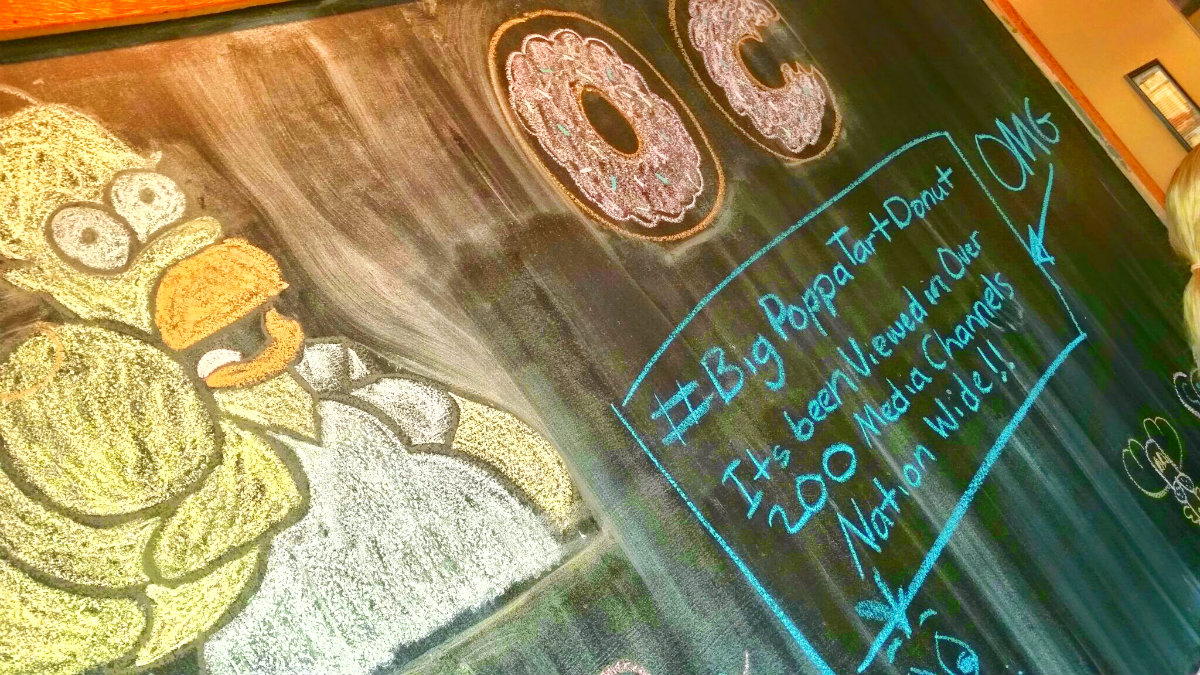 OC Donut Bar - Homer Pop Tart Sign