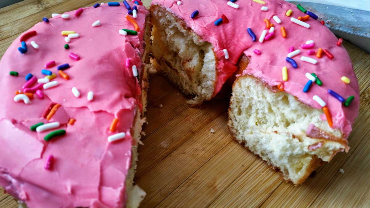 OC Donut Bar - Homer's Donut Cut Open