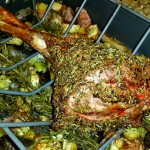 Spring Leg of Lamb Recipe - Out of the oven