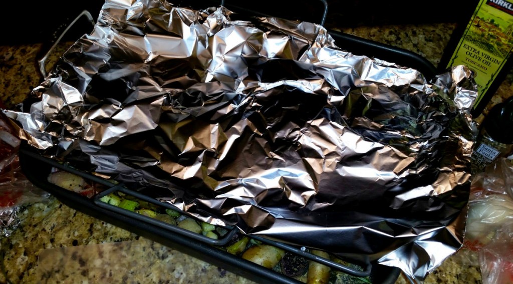 Spring Leg of Lamb Recipe - Tent the Lamb with Foil