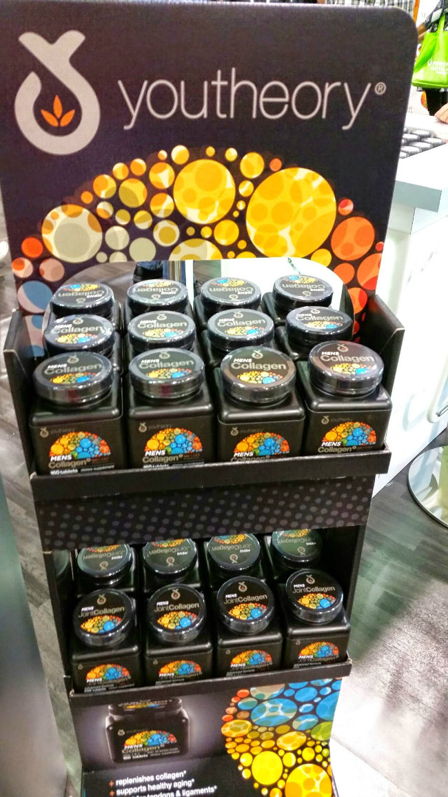 YouTheory Supplements Store Display