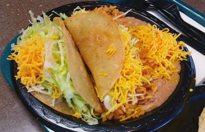 Miguels Jr Chicken Taco Combo
