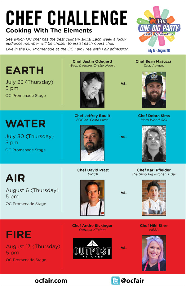 OC Fair Chef Challenge Flyer