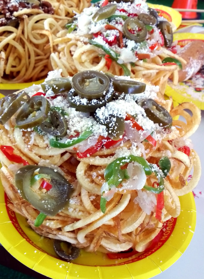 OC Fair Food 2015 Caliente Curly Fries from Juicys OC Fair Food 2015 Caliente Curly Fries from Juicys