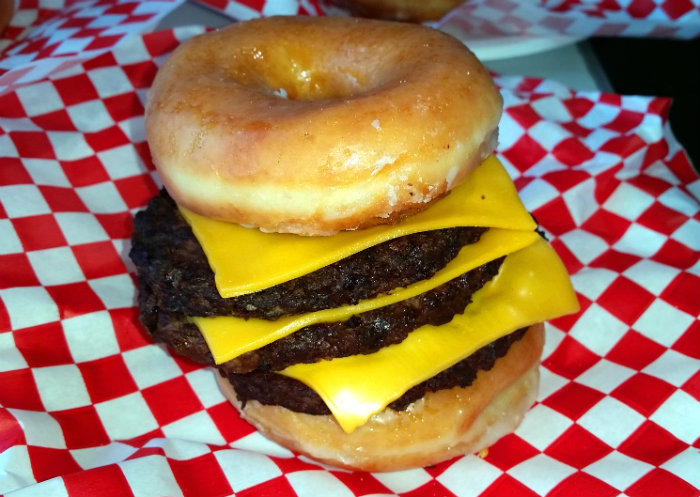OC Fair Food 2015 Krispy Kreme Burger3x3 OC Fair Food 2015 Krispy Kreme Burger3x3