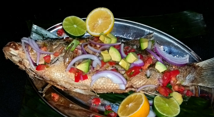 Sol Baja Seafood menu CTJ Whole Fried Fish