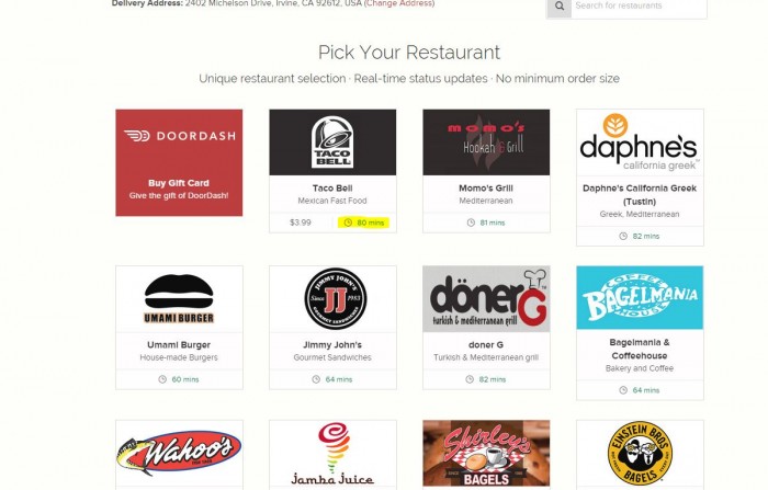 Taco Bell Door Dash Restaurant Delivery Selections Taco Bell Door Dash Restaurant Delivery Selections