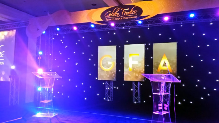 Golden Foodie Awards Stage